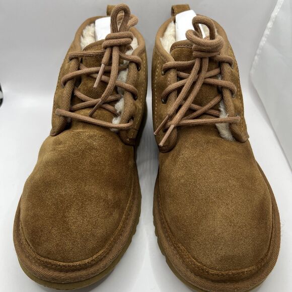 UGG Men’s Neumel Chukka Chestnut Wool Suede Lace-Up Ankle Boots Sz 6 US With Box main image 7